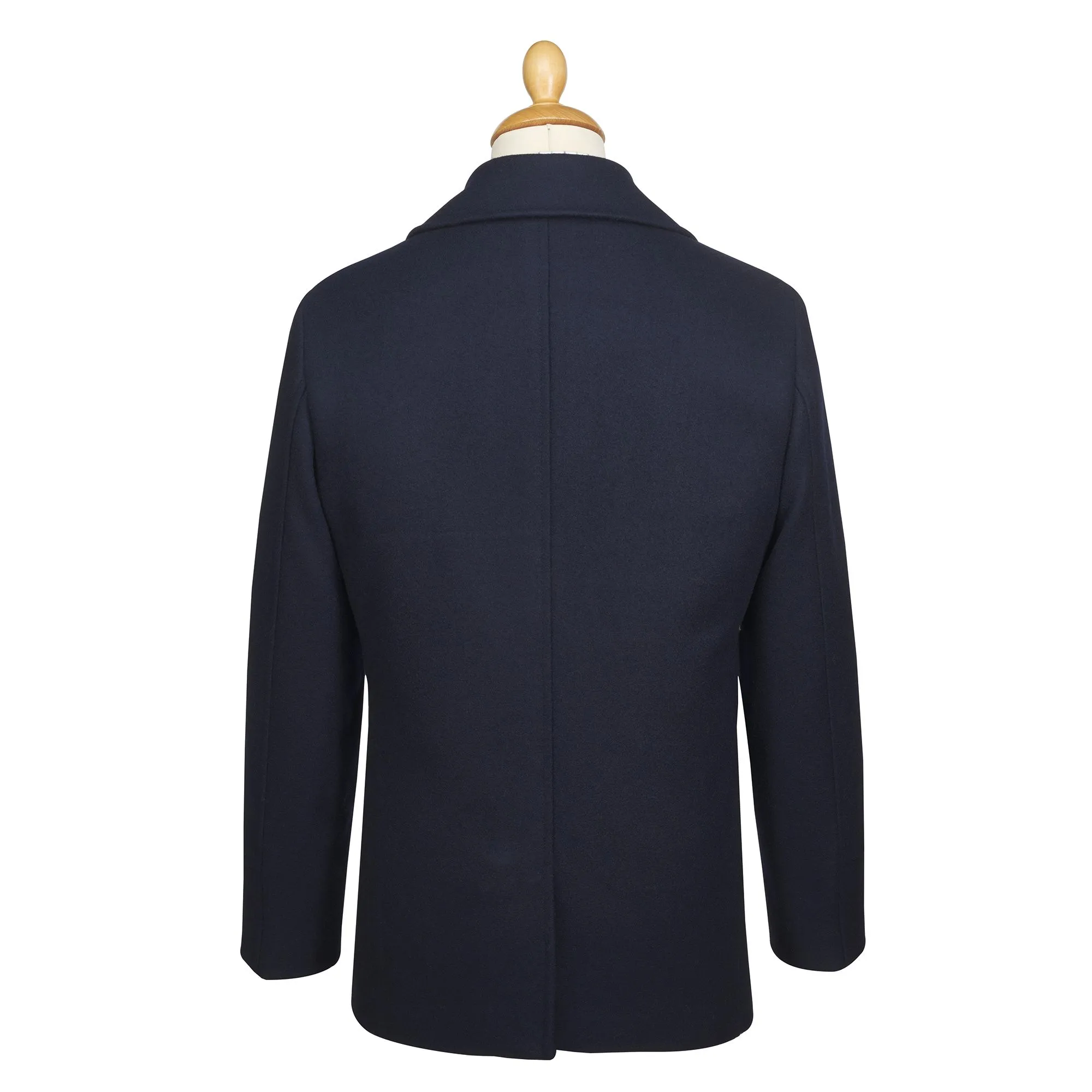 Navy Rugby Reefer Coat