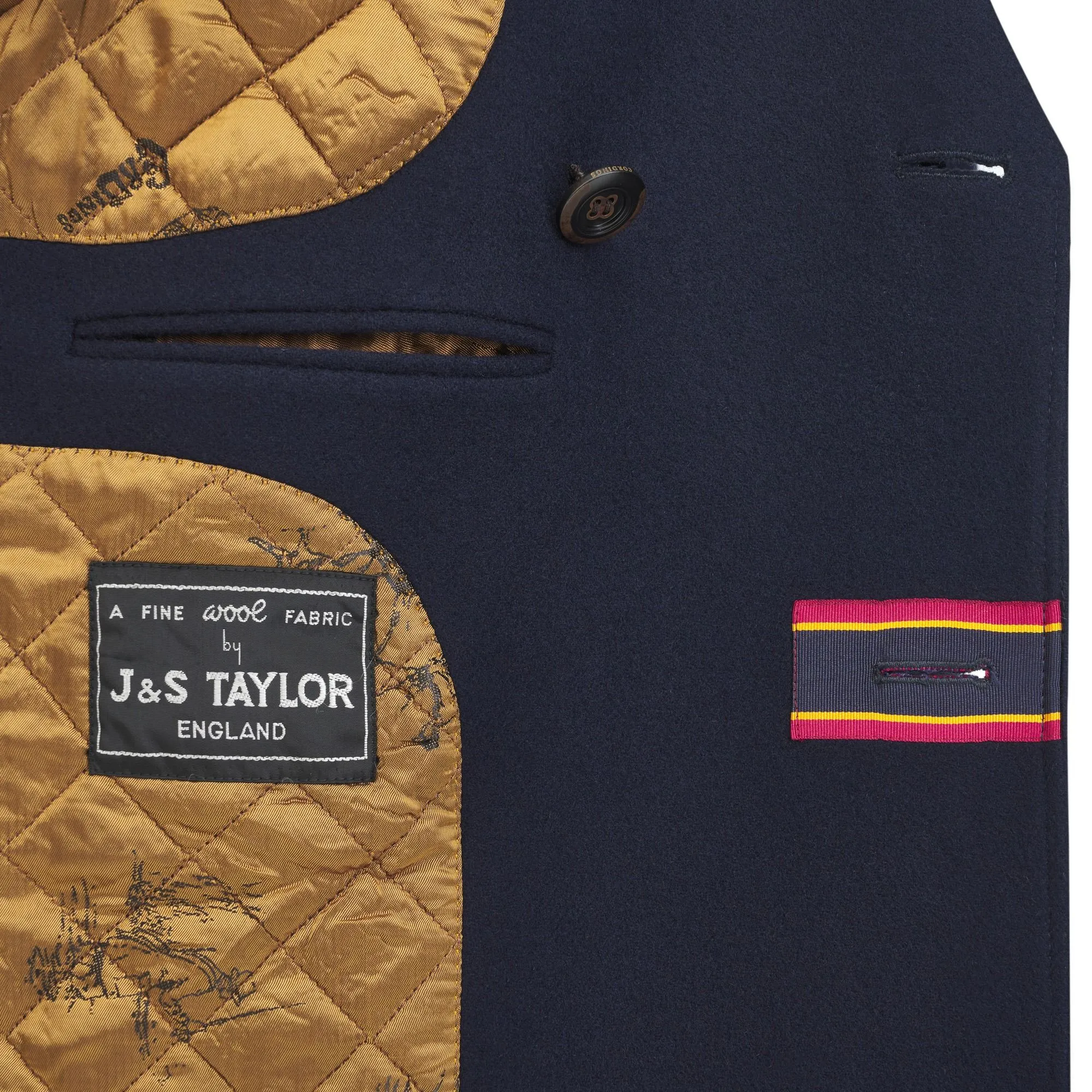 Navy Rugby Reefer Coat