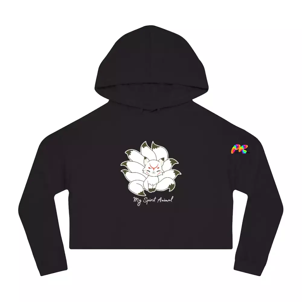 Nine Tailed Fox Cropped Hoodie