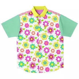 Oopsie Daisy Short Sleeve Button Down Shirt