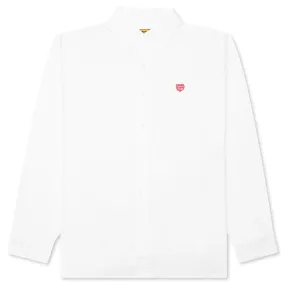 Oxford B.D L/S Shirt - White