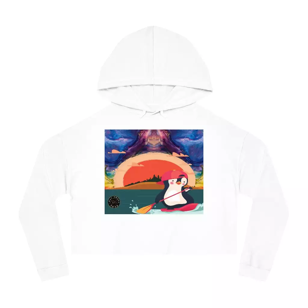 Penguin Dayz Cropped Hoodie