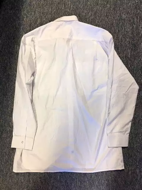 Pilot Shirt, Men’s Long Sleeve White Shirt, epaulette loops (Used – Grade A)