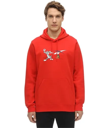 Reebok Mens Tom And Jerry Hoodie Sweatshirt, TW2