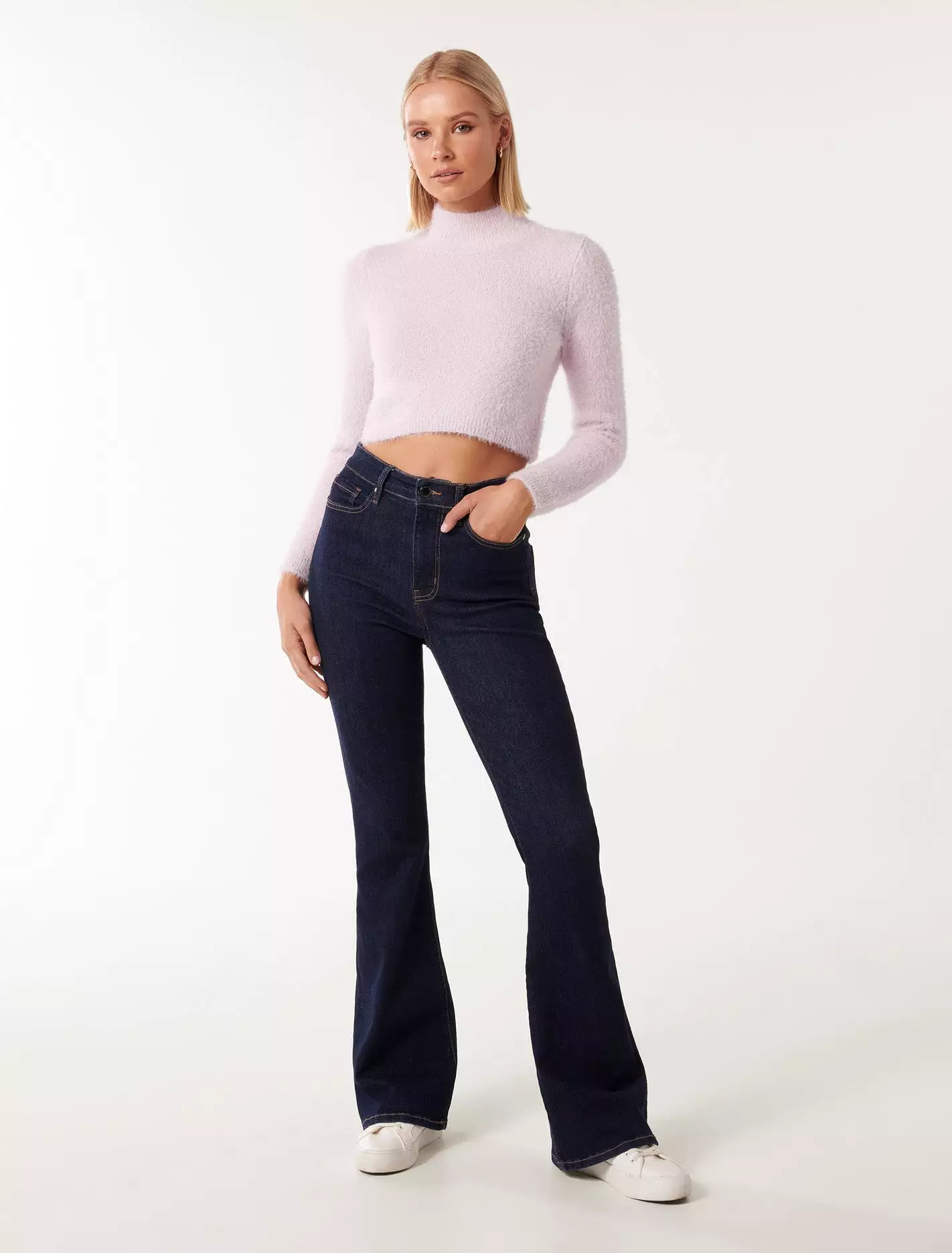 Rylie Cropped Knit Jumper