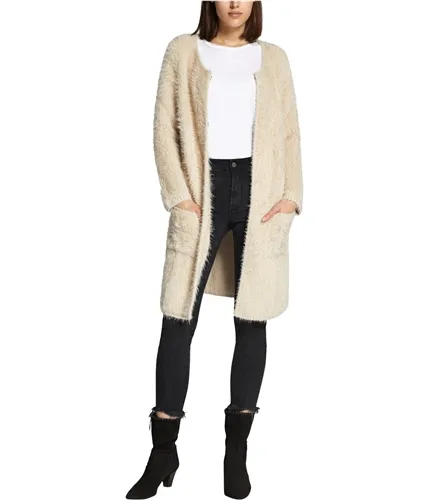 Sanctuary Clothing Womens Faux Fur Sweater Coat