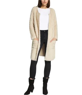 Sanctuary Clothing Womens Faux Fur Sweater Coat