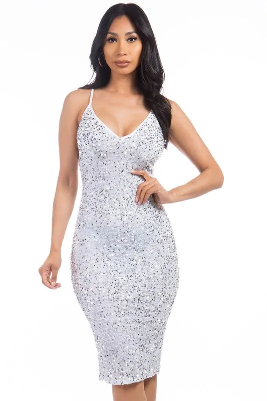 Sexy Sequin Party Dress