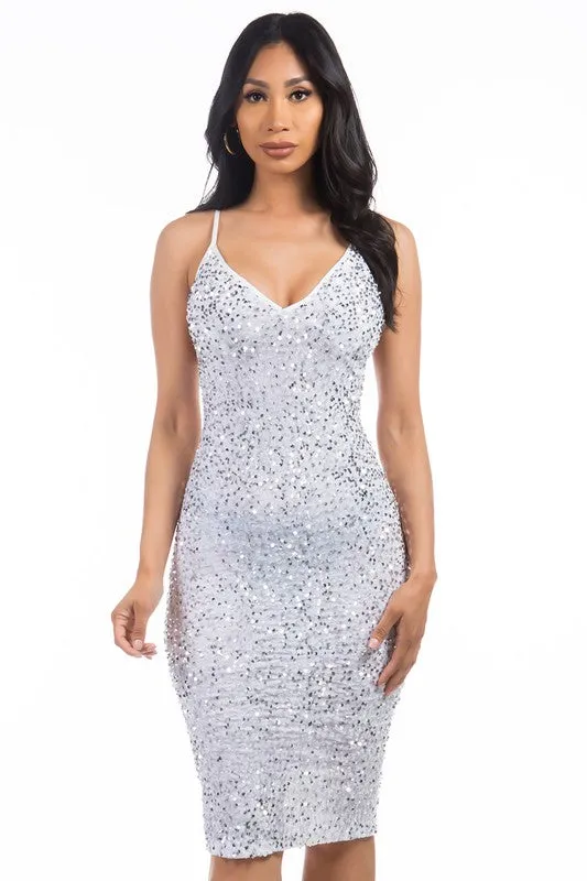 Sexy Sequin Party Dress