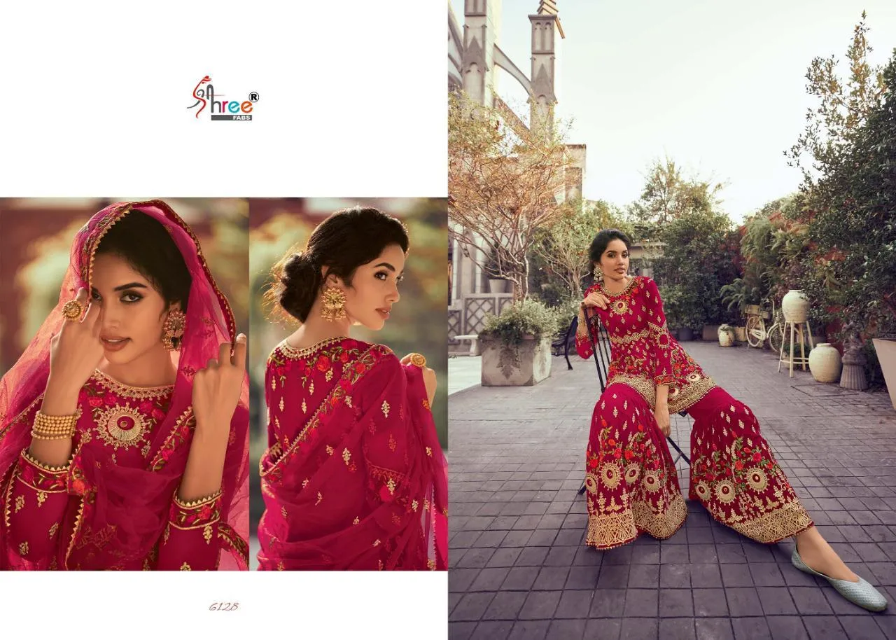 Shree Fabs Shehnai Bridal Collection Vol 25 Georgette Bridal Wear Suit