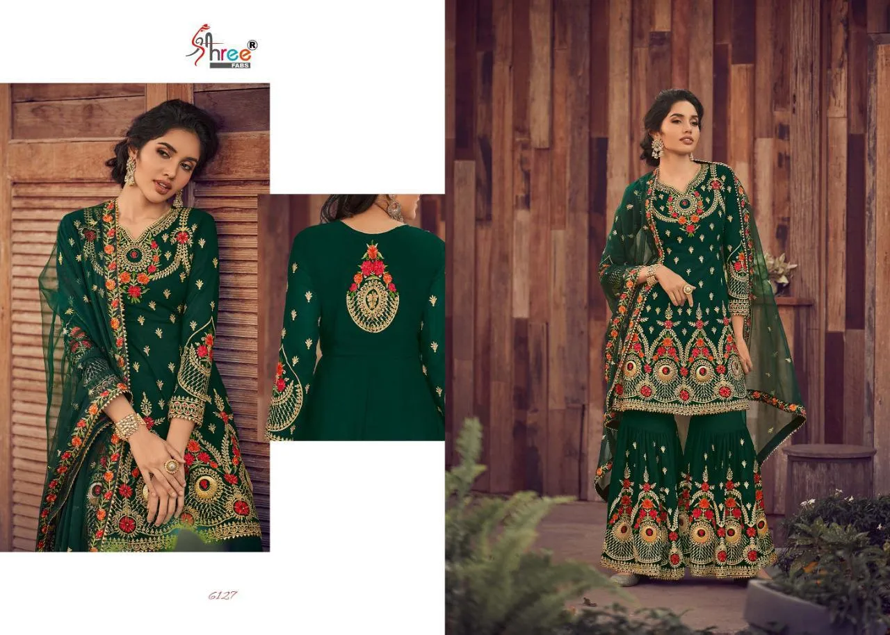 Shree Fabs Shehnai Bridal Collection Vol 25 Georgette Bridal Wear Suit