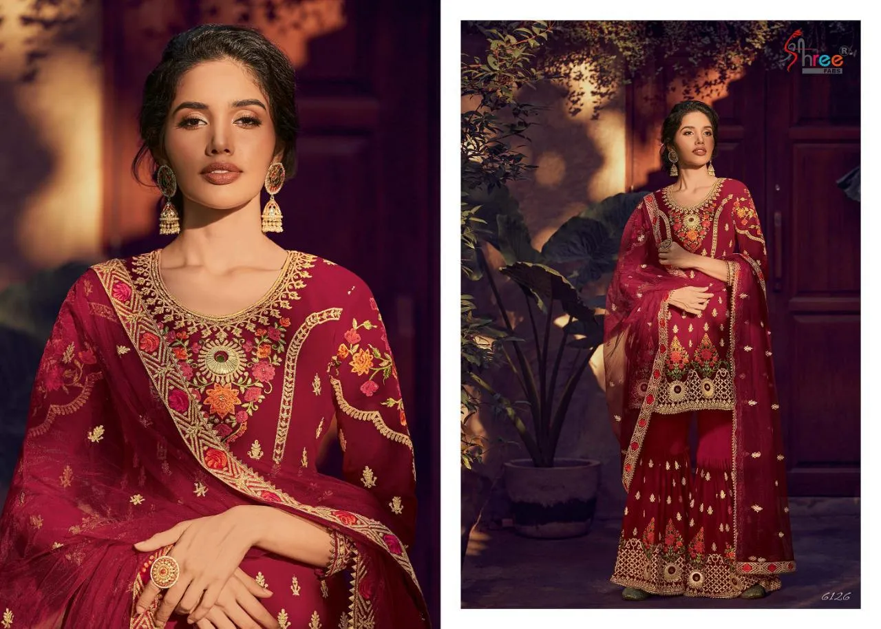 Shree Fabs Shehnai Bridal Collection Vol 25 Georgette Bridal Wear Suit