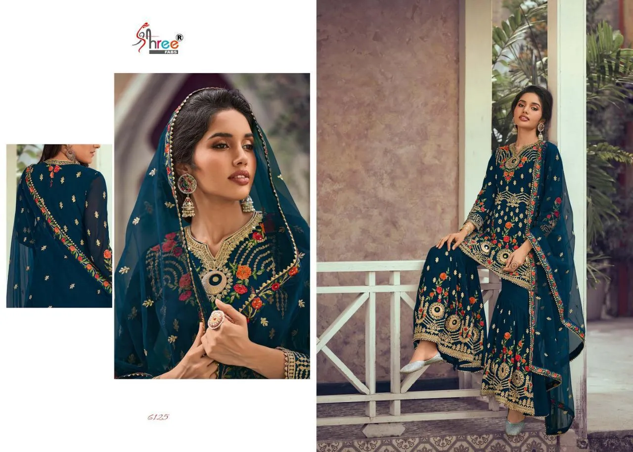 Shree Fabs Shehnai Bridal Collection Vol 25 Georgette Bridal Wear Suit