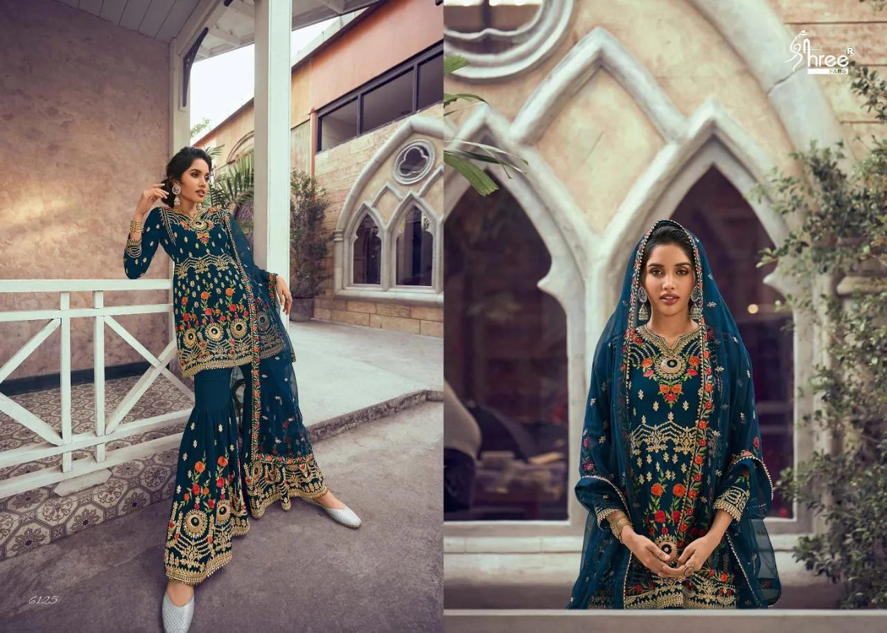 Shree Fabs Shehnai Bridal Collection Vol 25 Georgette Bridal Wear Suit