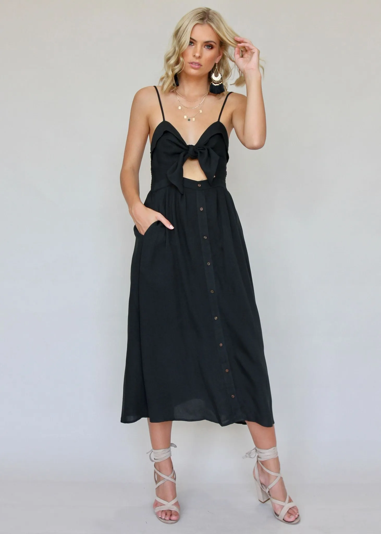 Spark The Night Dress - Black