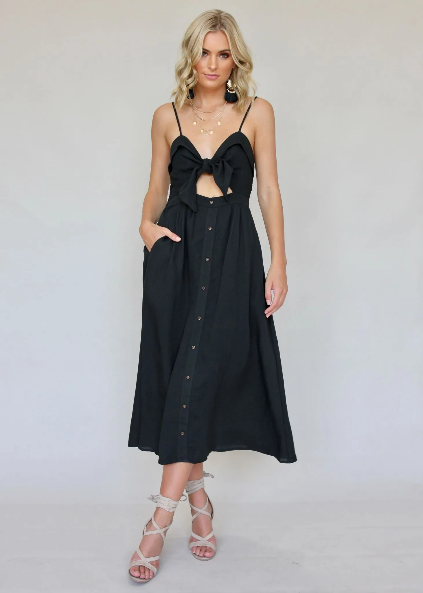 Spark The Night Dress - Black