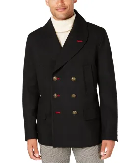 Tallia Mens Bee Button Pea Coat, TW1