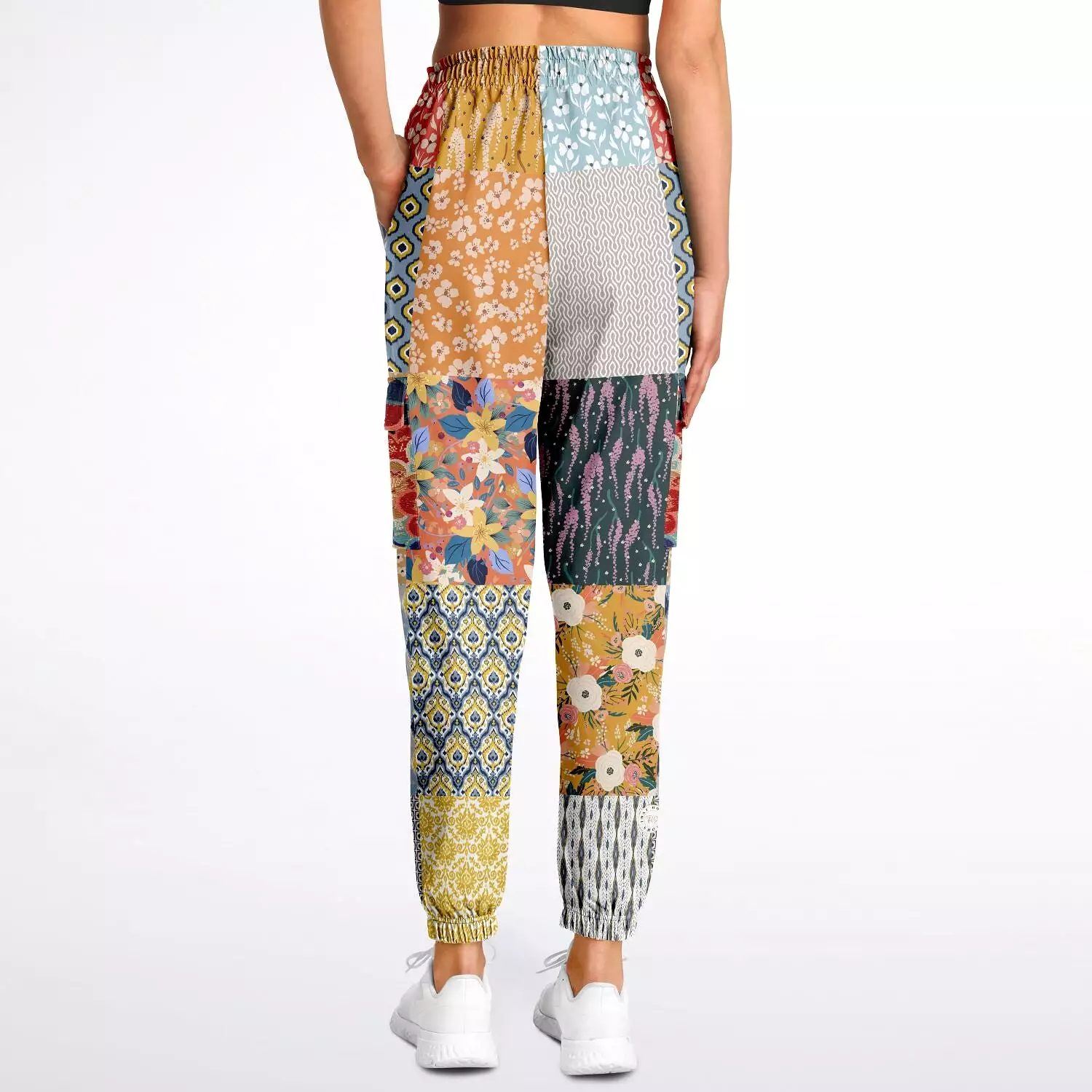 Tallulah Bankhead Patchwork Cargo Sweats