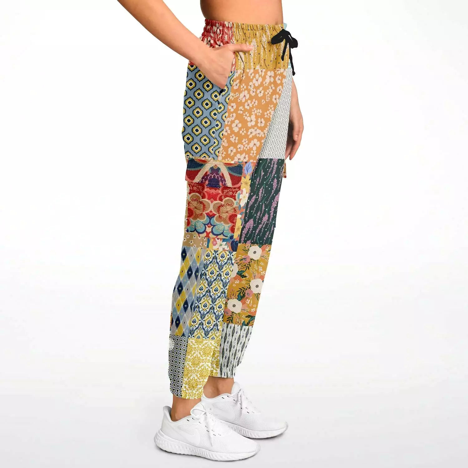 Tallulah Bankhead Patchwork Cargo Sweats