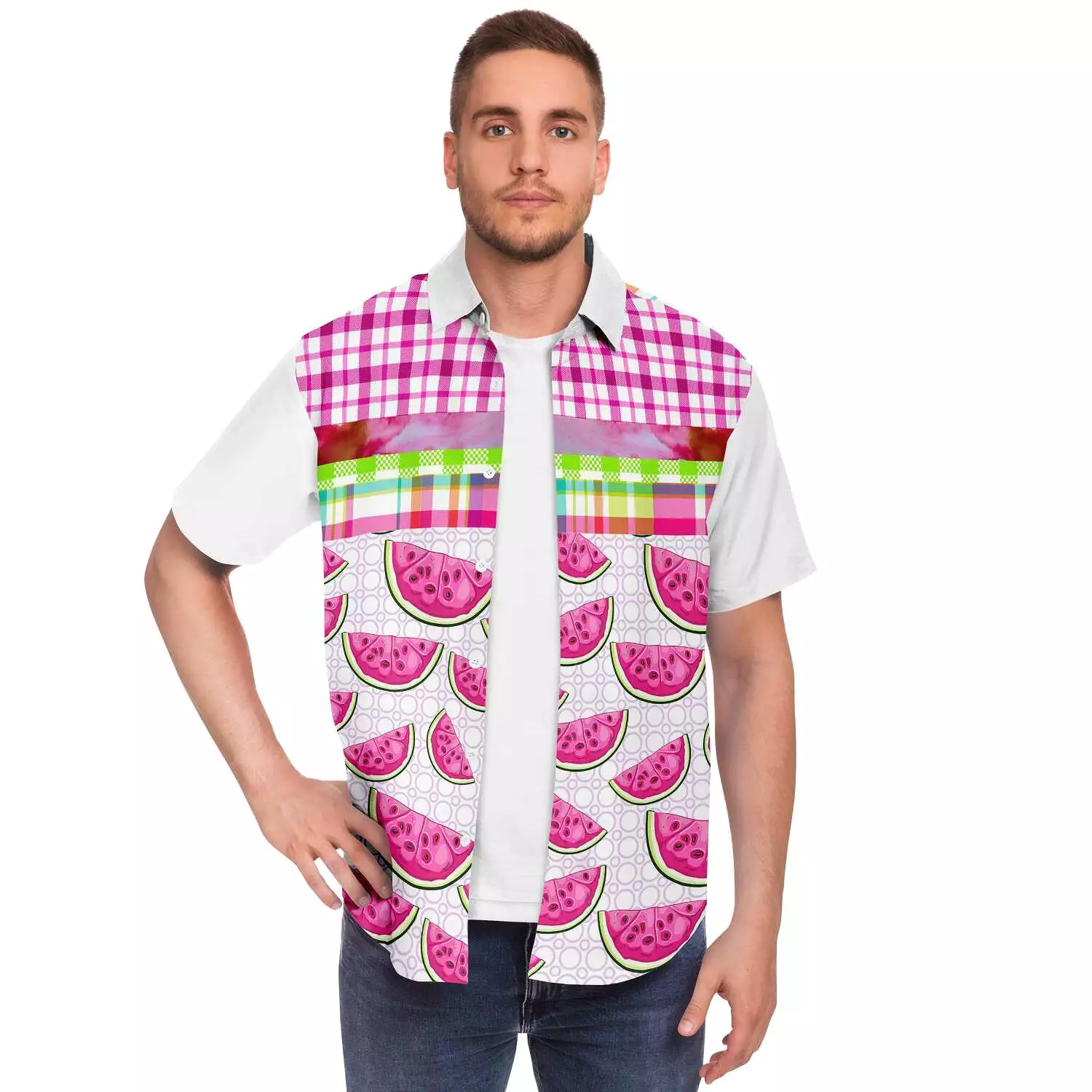 Tasty Treat Short Sleeve Button Down Shirt