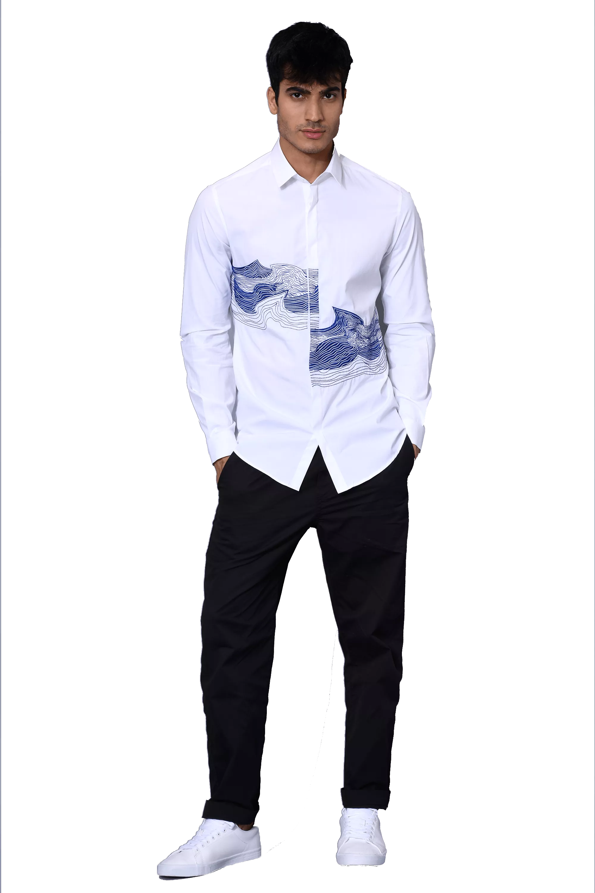 The Wave Off  White Shirt