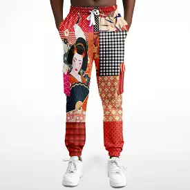 Tokyo Nights Japanese Print Unisex Eco-Poly Cargo Joggers