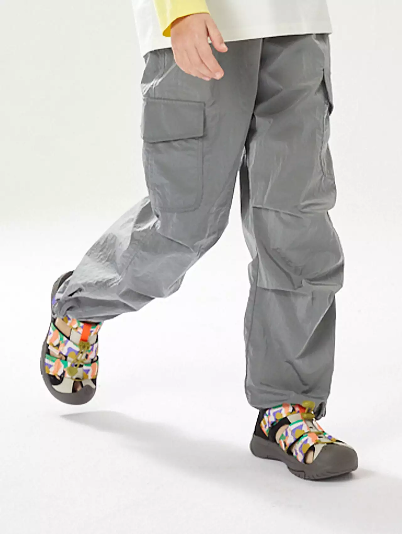 UrbanExplorer Family Matching Windproof Parachute Pants