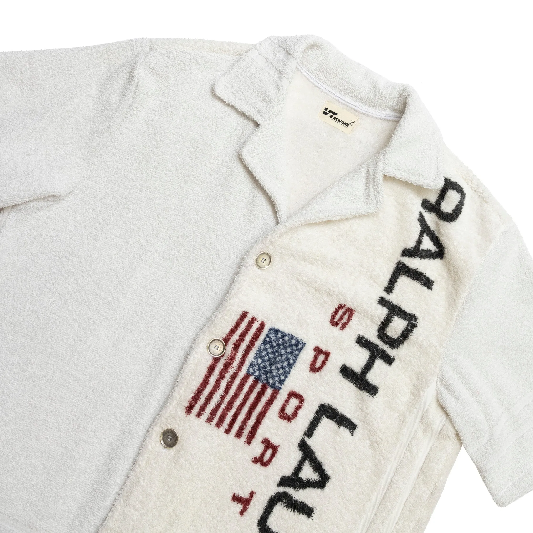 VT Rework : Ralph Lauren Towelling Button Down Shirt