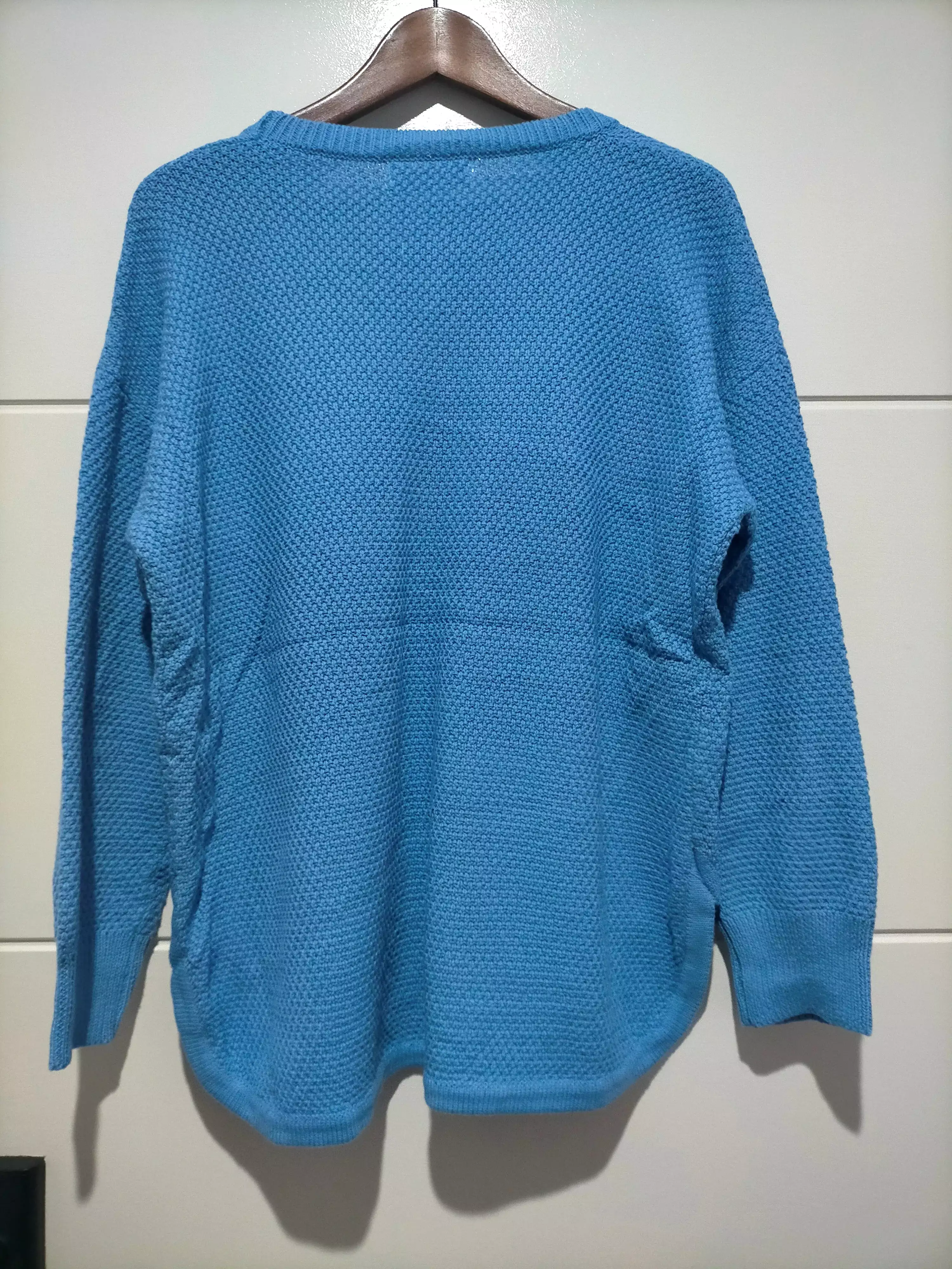 Willow Blue Waffle Knit Jumper