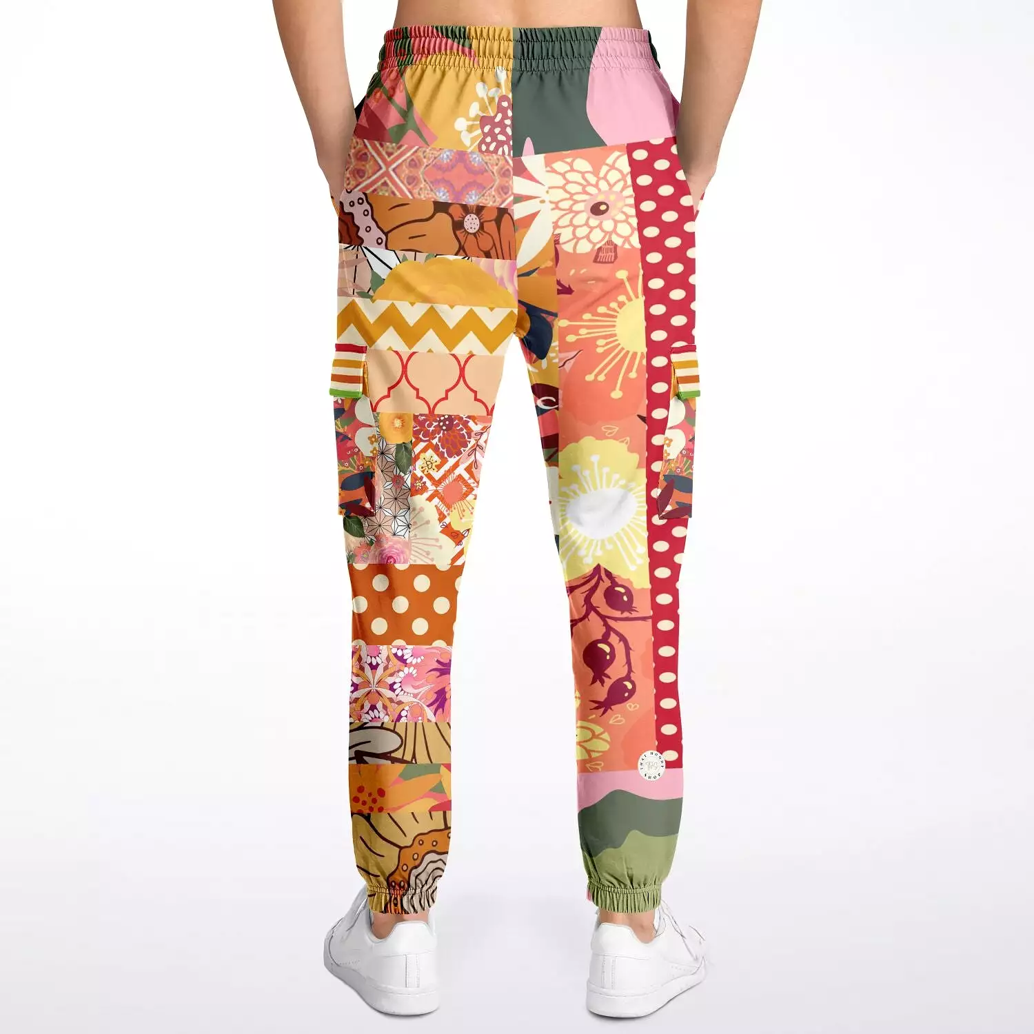 Yogananda Floral Patchwork Unisex Cargo Sweats