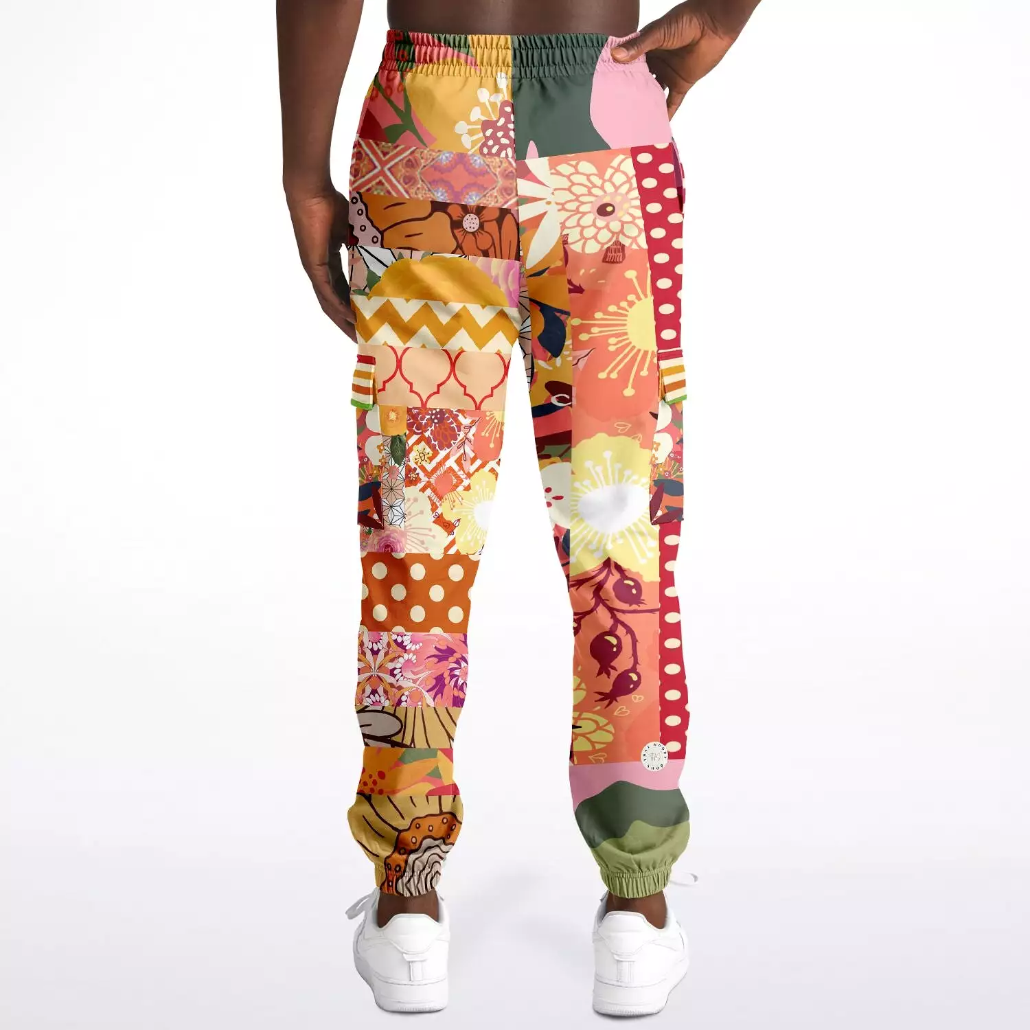 Yogananda Floral Patchwork Unisex Cargo Sweats